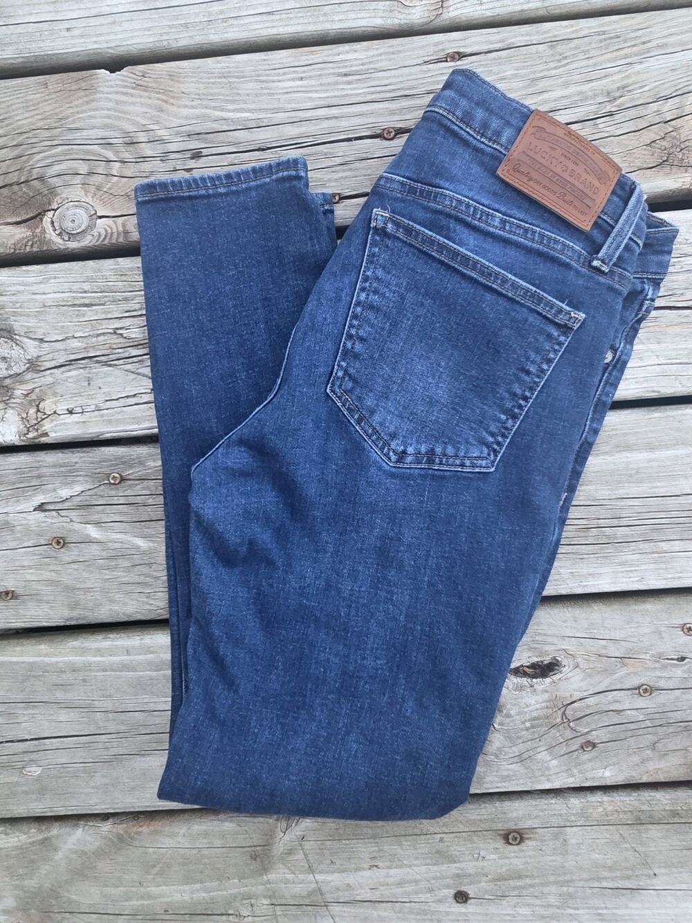 Lucky Brand Jeans Ava Mid Rise Skinny Size 12 / 31 R Women's